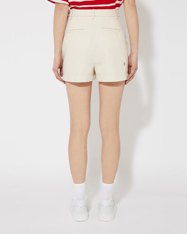 Philippe Model Bermuda Donna Ecru in Bull Denim Duty-free