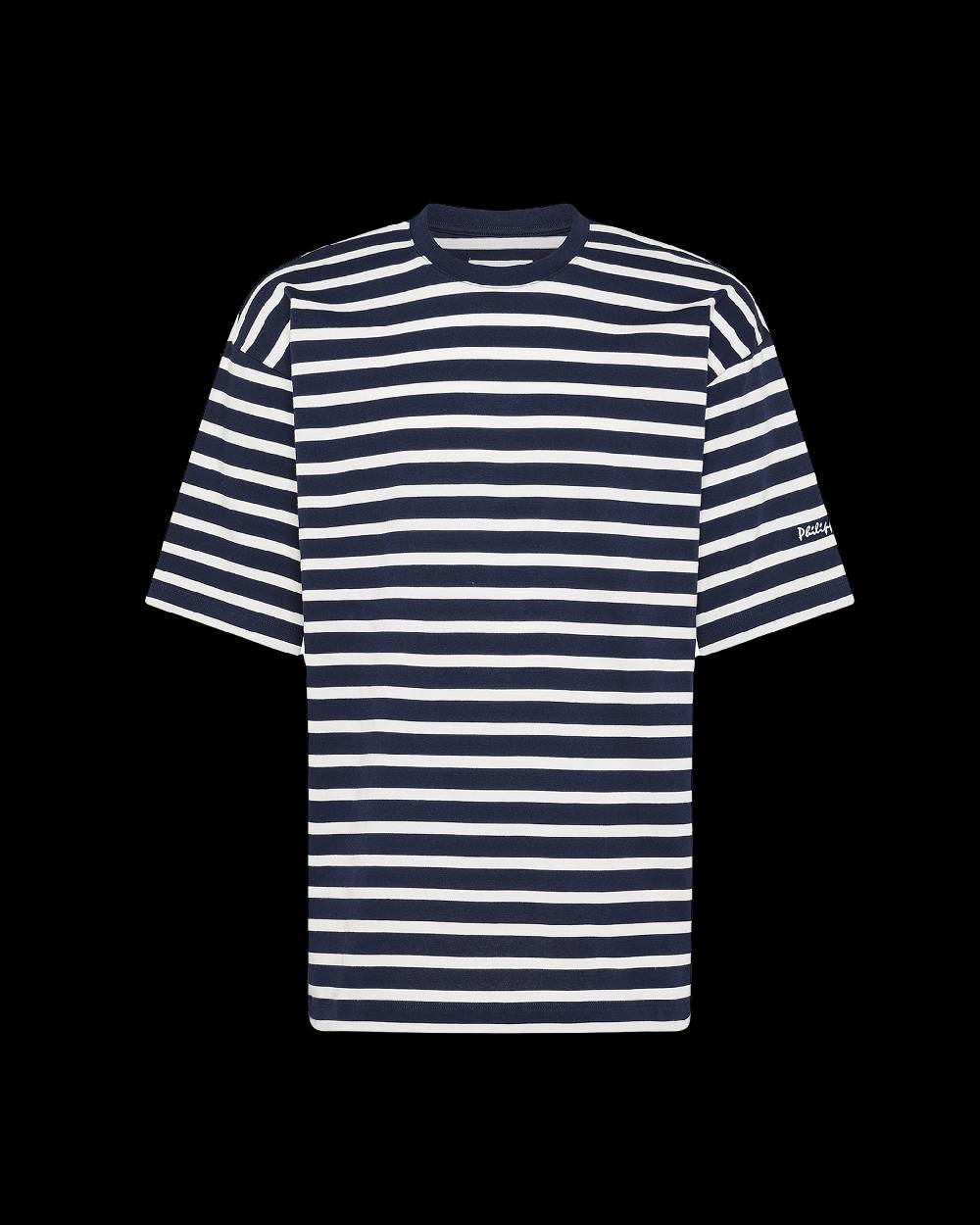 Philippe Model T-Shirt Maurice da Uomo Blu in Cotone 2025