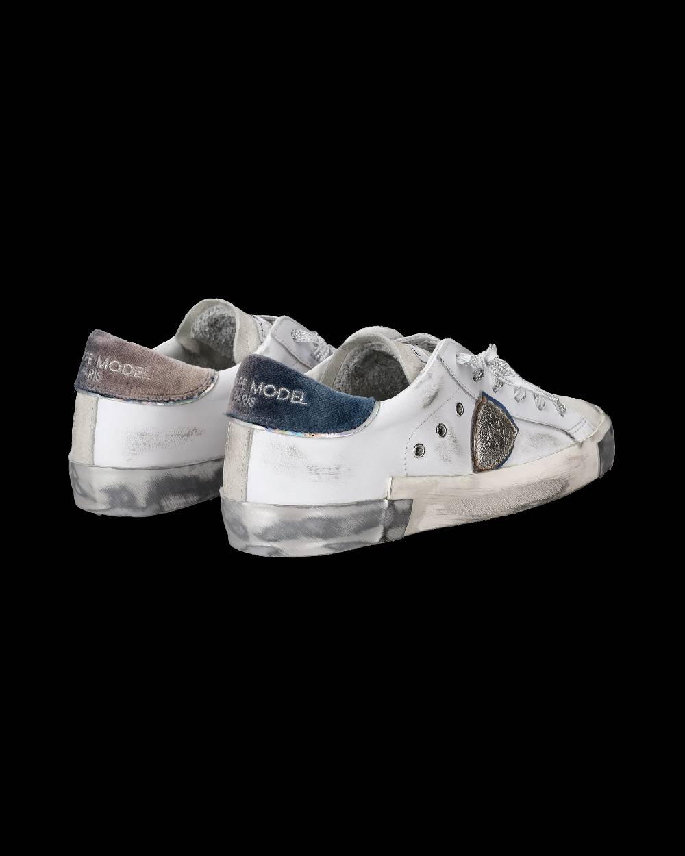 Philippe Model Sneaker basse Paris donna - bianco e argento Italy