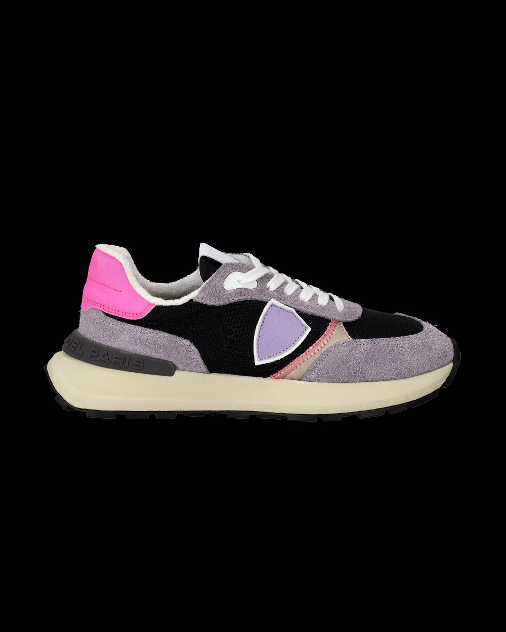 Philippe Model Sneaker running basse Antibes donna - lilla e nero In Linea