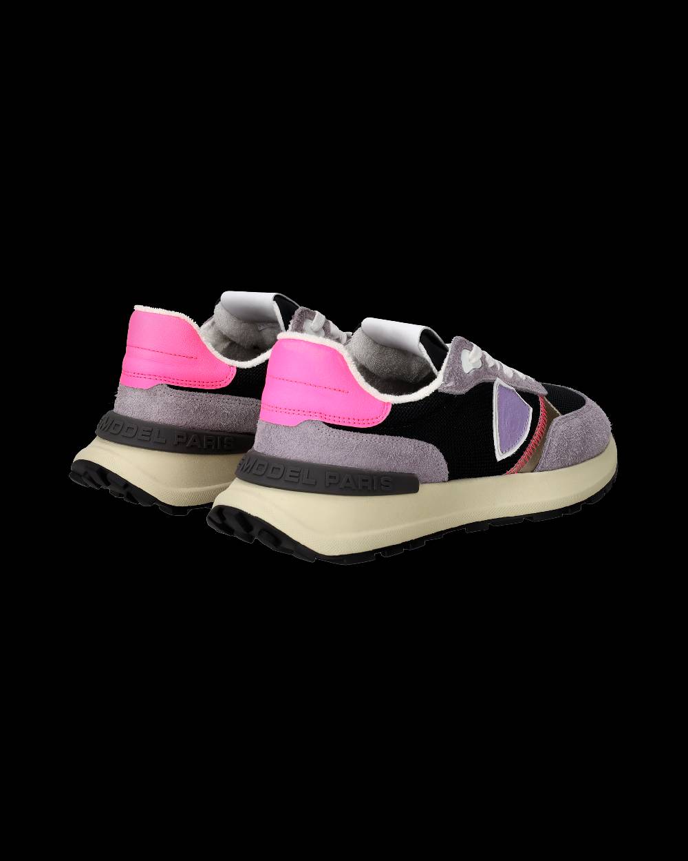 Philippe Model Sneaker running basse Antibes donna - lilla e nero In Linea