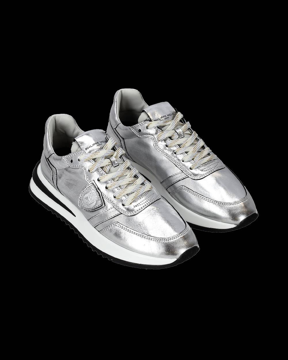 Philippe Model Sneaker basse Tropez 2.1 donna - argento Nuovo