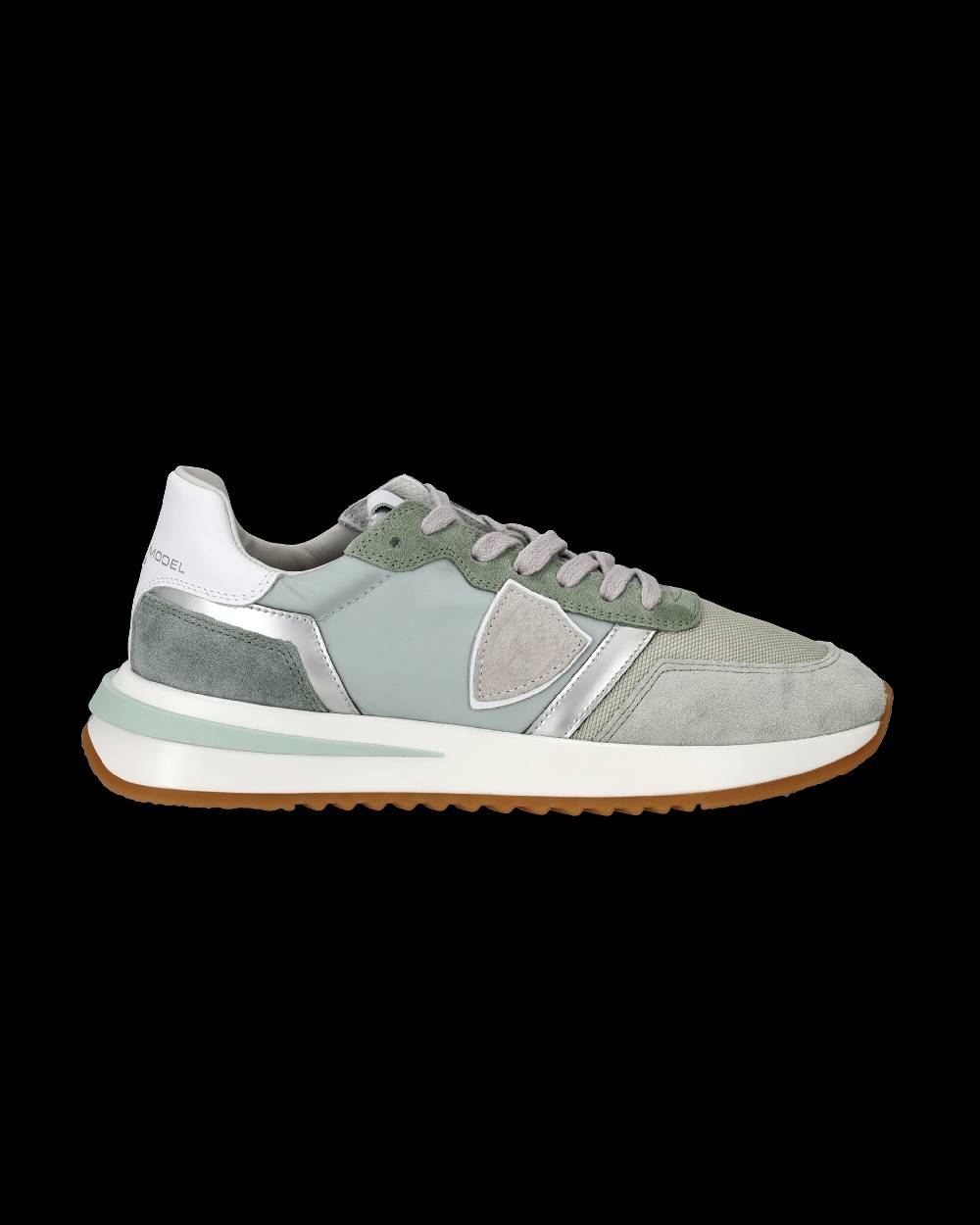 Philippe Model Sneakers Tropez 2.1 da Donna Verdi in Tessuto Tecnico Qualità