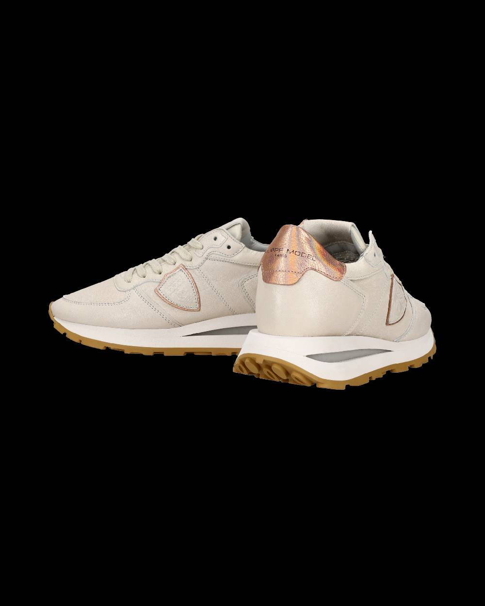 Philippe Model Sneaker basse Tropez Haute donna - beige e rosa Vendita