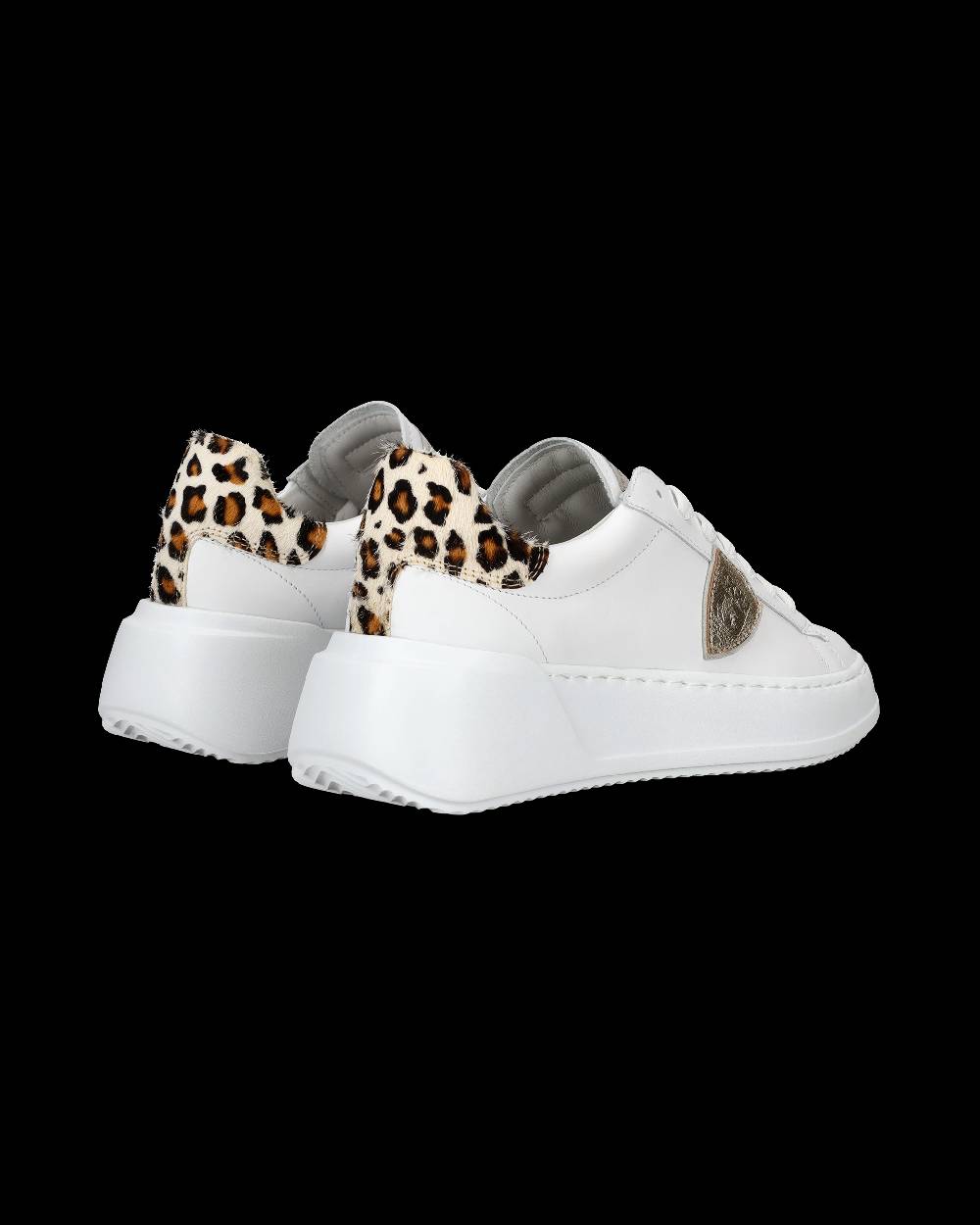 Philippe Model Sneaker bassa Tres Temple donna - bianco e animalier Promozione