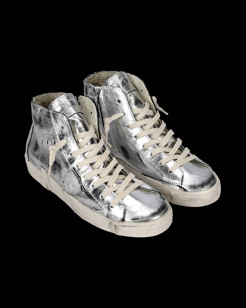 Philippe Model Sneaker alta Prsx High donna - argento Qualità Garantita