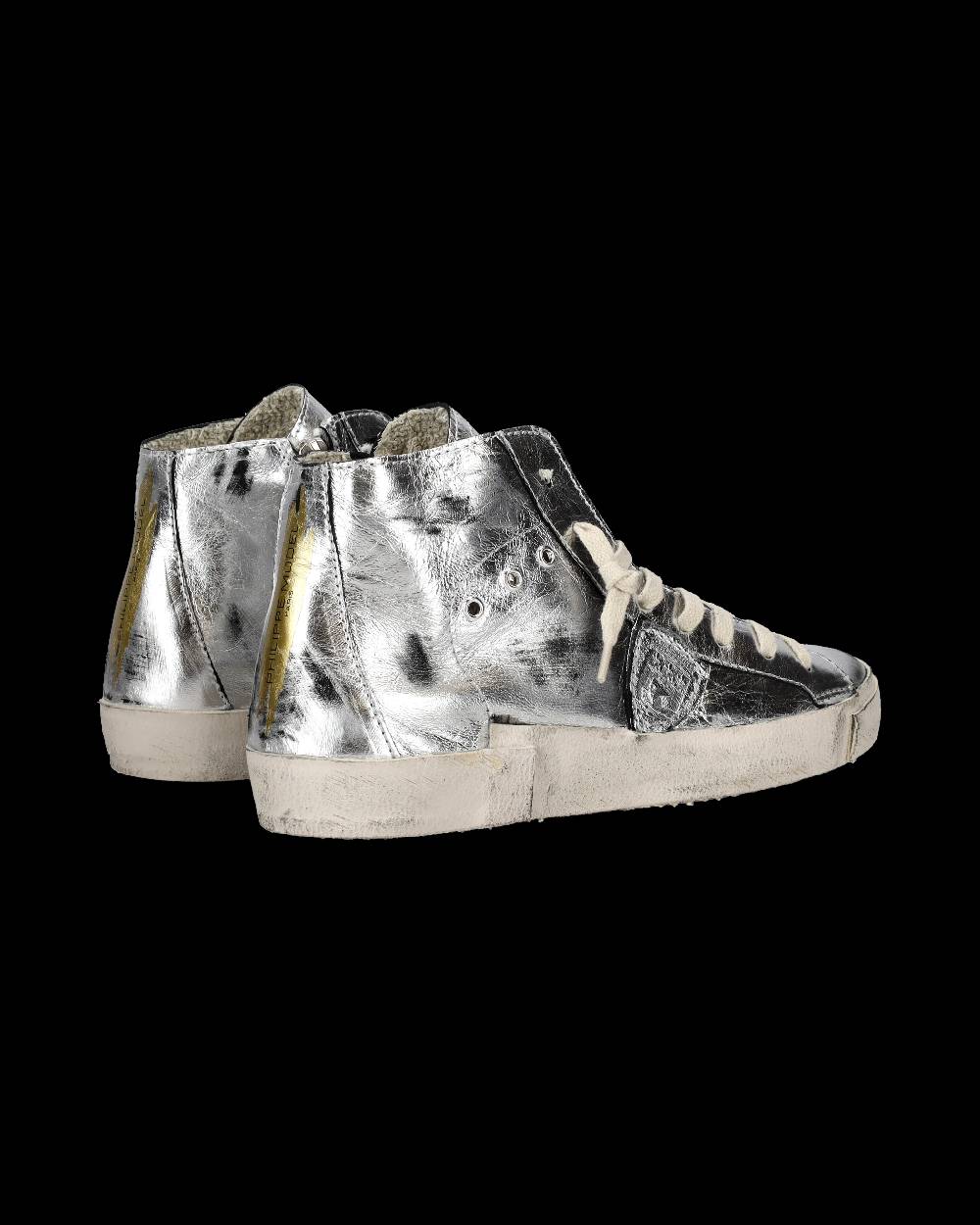 Philippe Model Sneaker alta Prsx High donna - argento Qualità Garantita