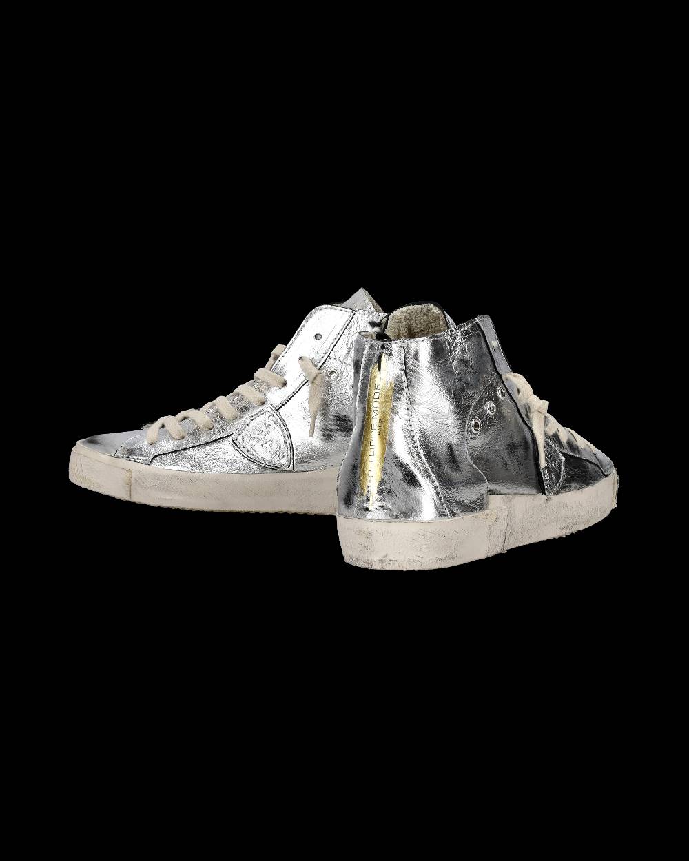 Philippe Model Sneaker alta Prsx High donna - argento Qualità Garantita