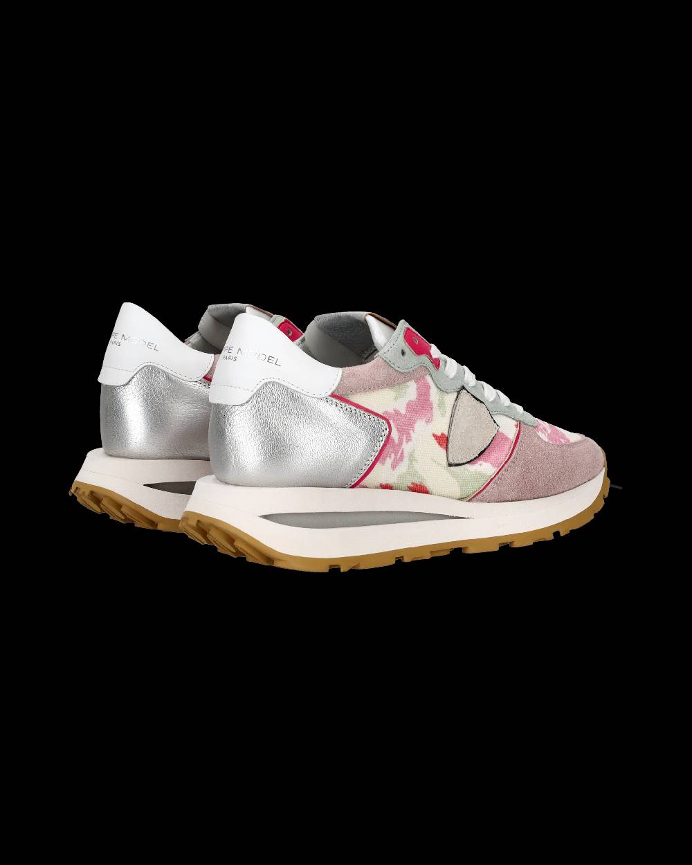 Philippe Model Sneaker basse Tropez Haute donna - bianco e rosa Acquista Ora
