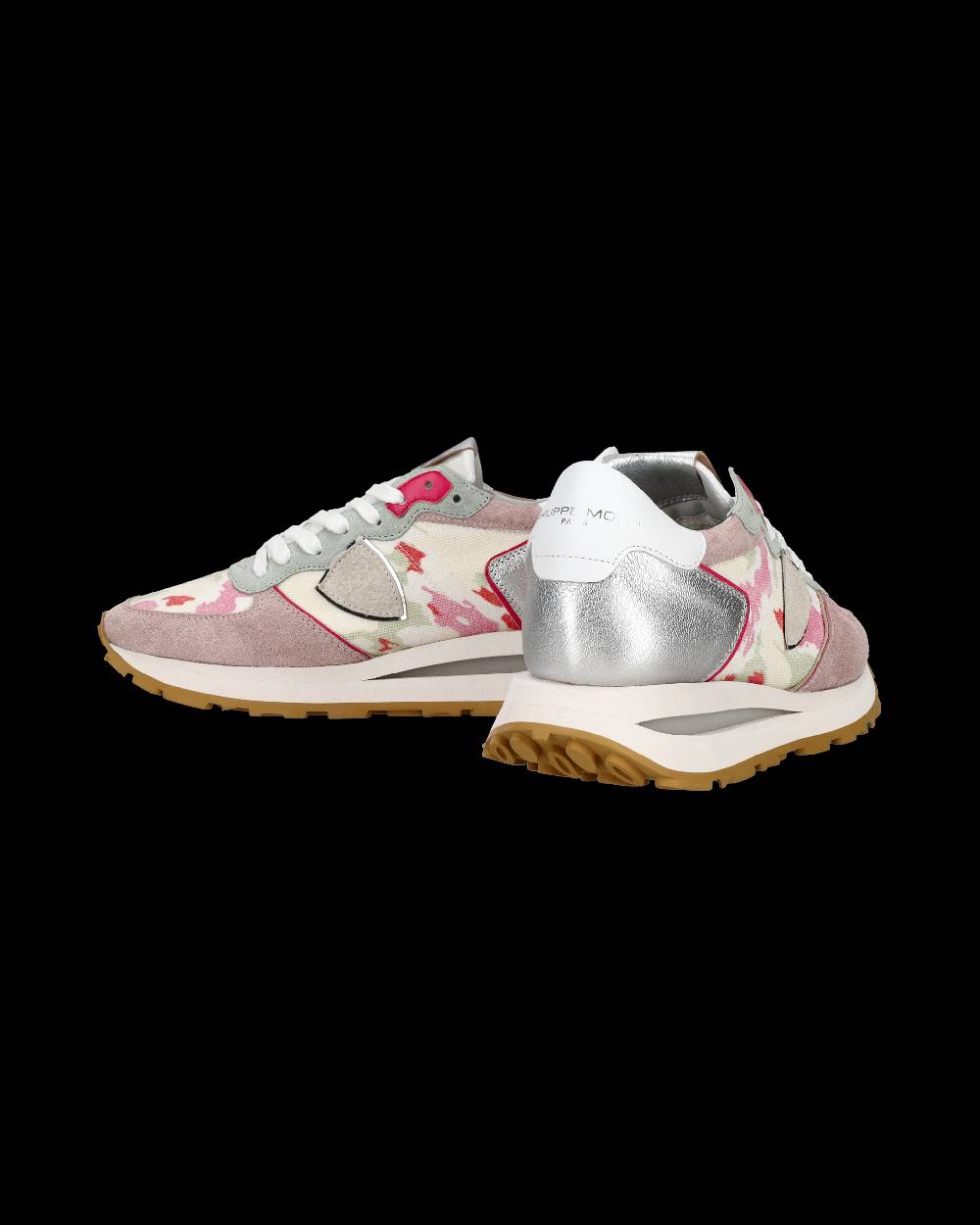 Philippe Model Sneaker basse Tropez Haute donna - bianco e rosa Acquista Ora