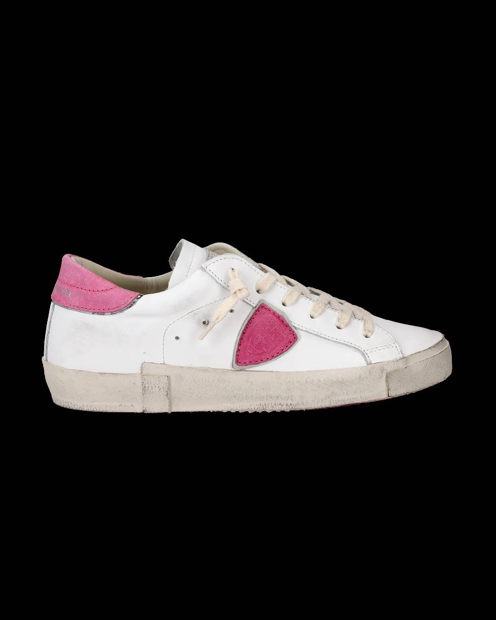 Philippe Model Sneaker basse Paris donna - bianco e fucsia Promozione Limitata