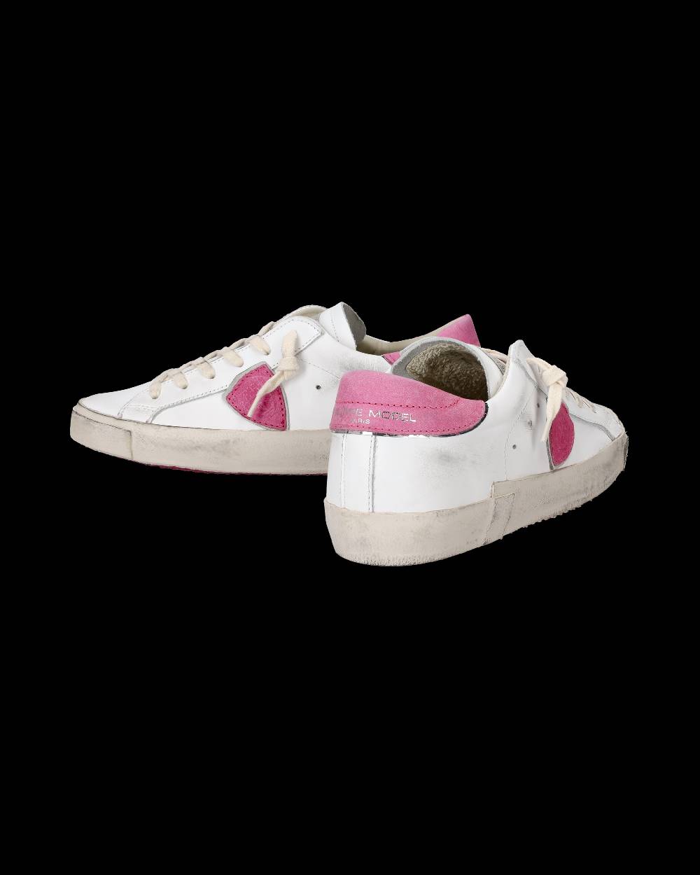 Philippe Model Sneaker basse Paris donna - bianco e fucsia Promozione Limitata