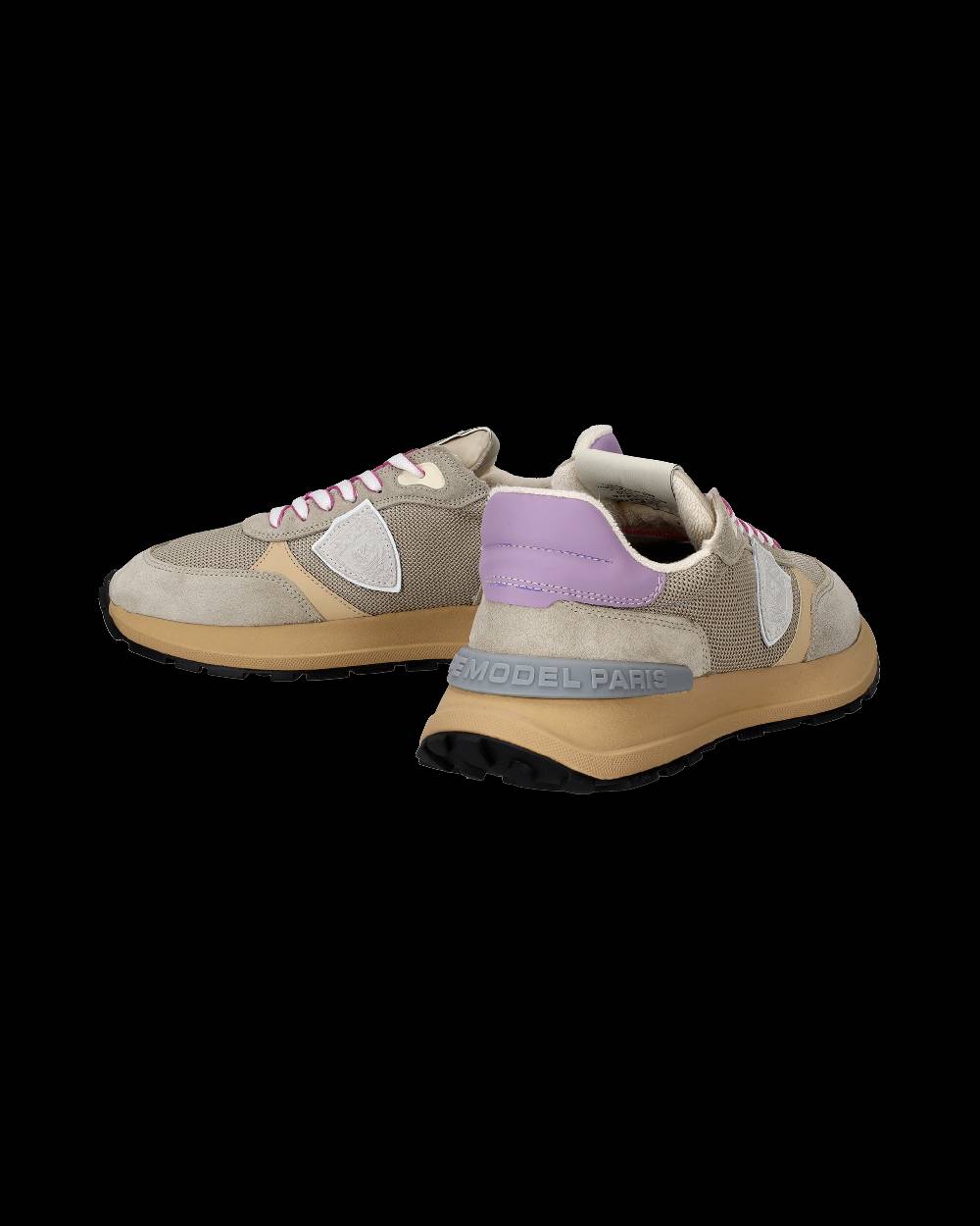 Philippe Model Sneakers Antibes da Donna Beige in Tessuto Tecnico Affare Del Giorno