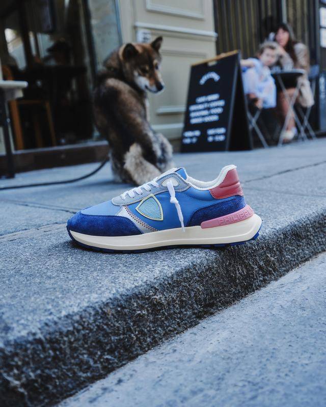 Philippe Model Sneaker running basse Antibes donna - blu denim Sottocosto