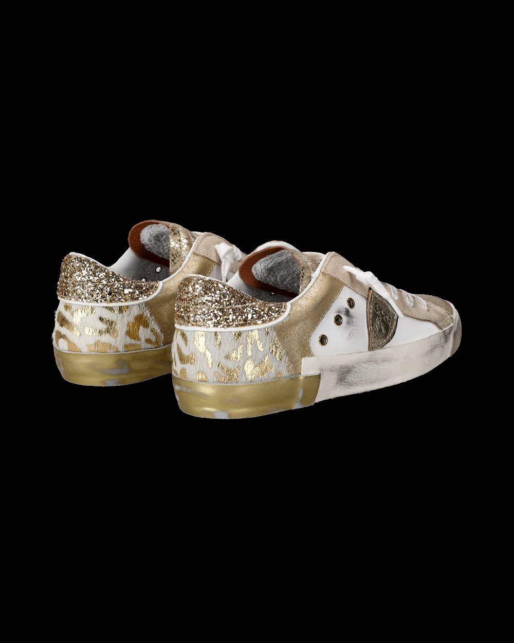 Philippe Model Sneaker bassa PRSX donna - bianco e oro Convenienza