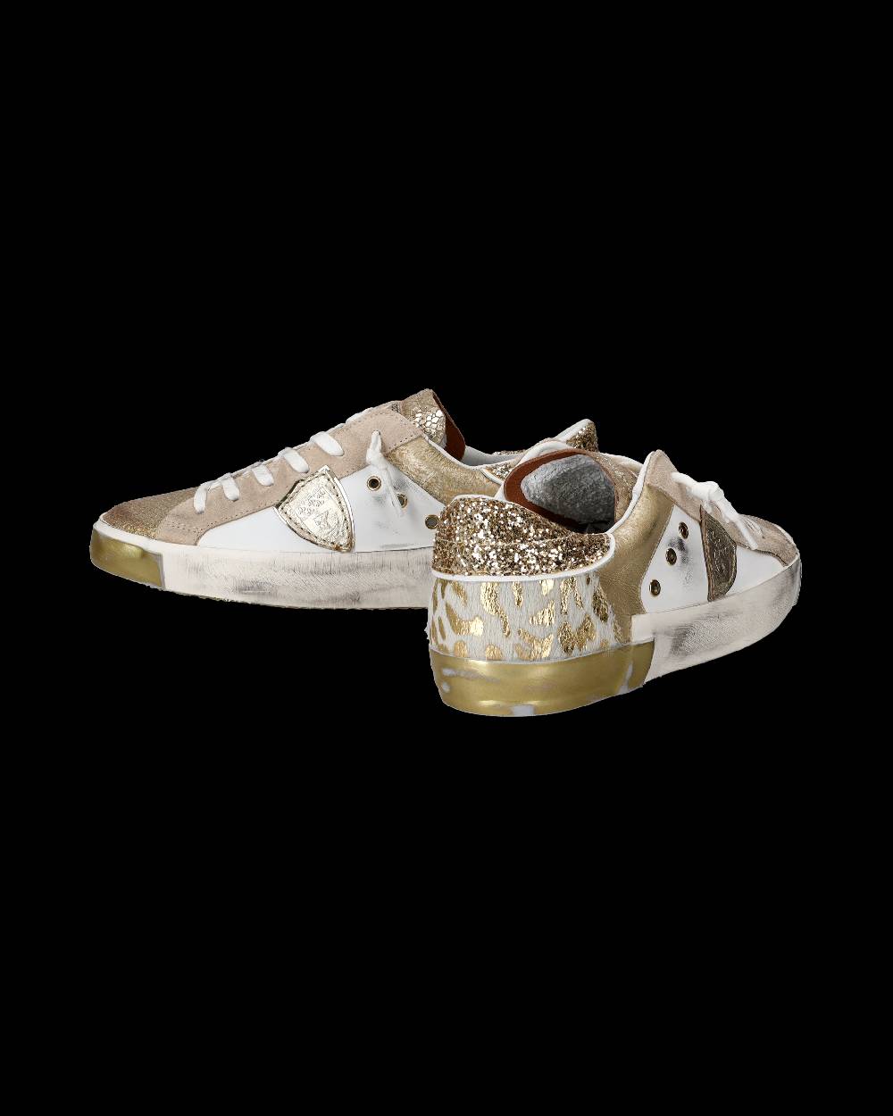 Philippe Model Sneaker bassa PRSX donna - bianco e oro Convenienza