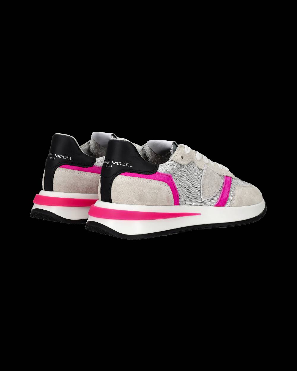 Philippe Model Sneakers Tropez 2.1 da Donna Beige in Pelle Metal Outlet