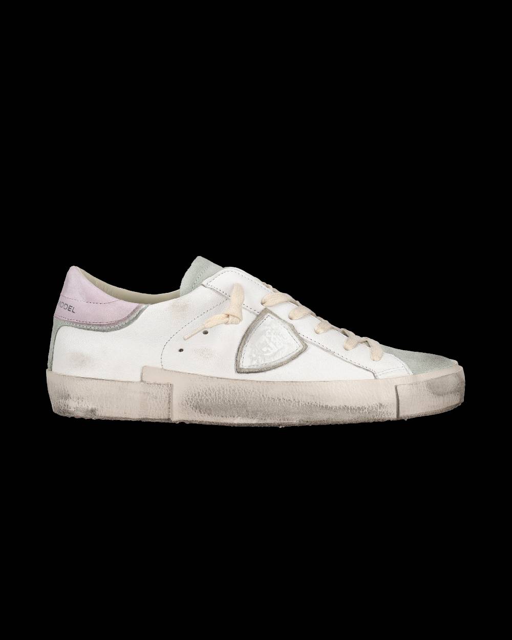Philippe Model Sneaker bassa PRSX donna - bianco, verde acqua e rosa In Vendita