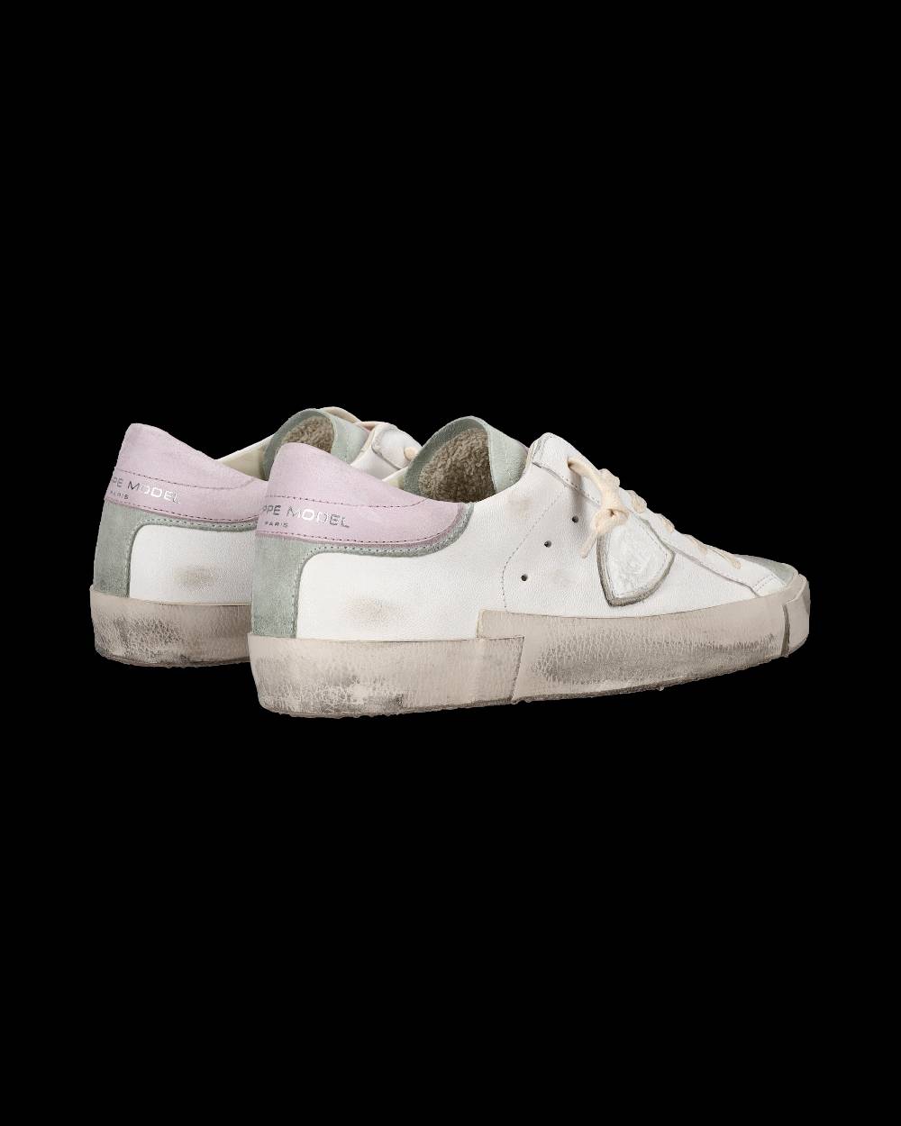 Philippe Model Sneaker bassa PRSX donna - bianco, verde acqua e rosa In Vendita