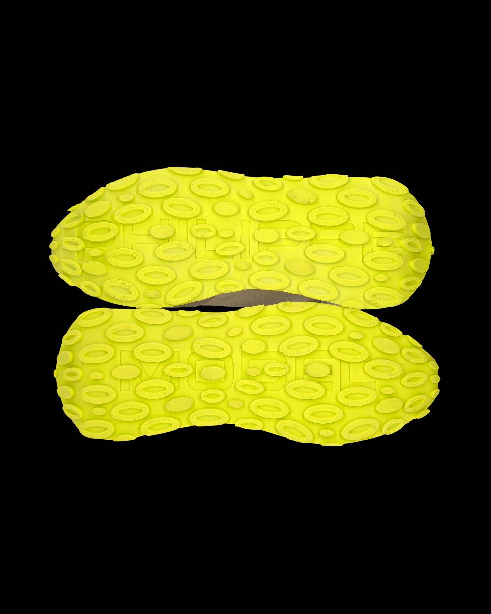 Philippe Model Sneaker Tropez Haute Donna, Bianco e Giallo Saldi
