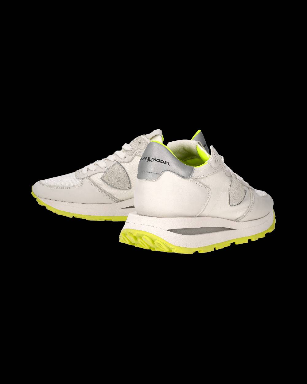 Philippe Model Sneaker Tropez Haute Donna, Bianco e Giallo Saldi