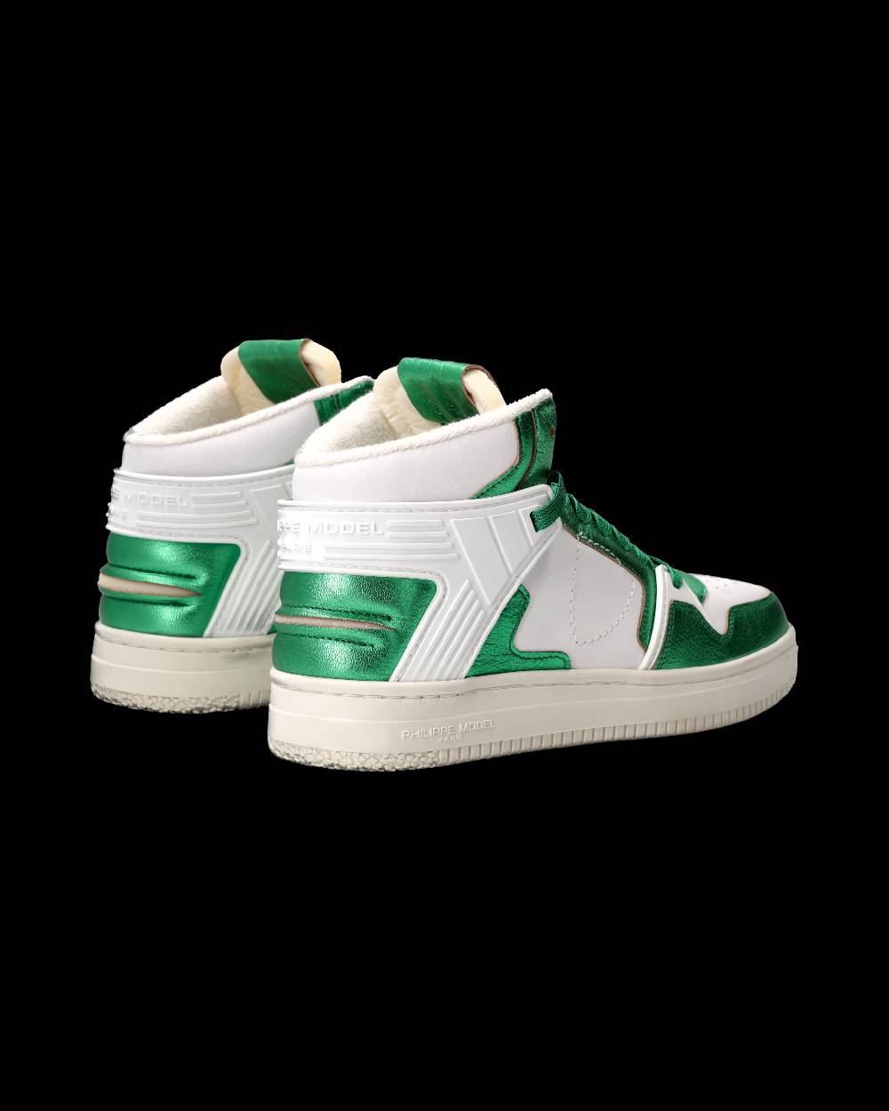 Philippe Model Sneaker La Grande Donna, Bianco e Verde Vendita Calda