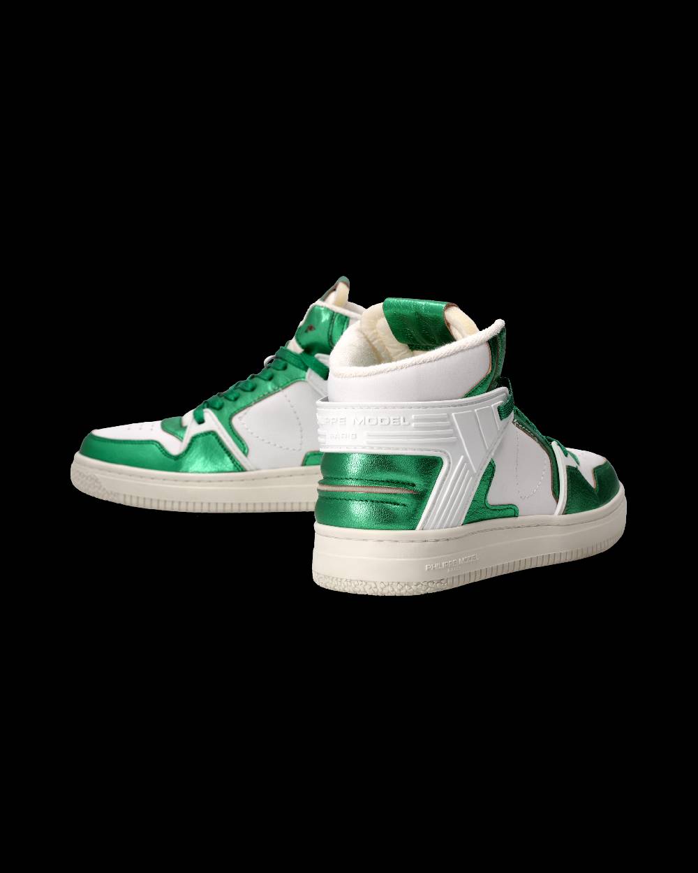 Philippe Model Sneaker La Grande Donna, Bianco e Verde Vendita Calda
