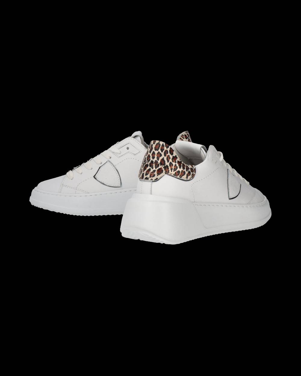 Philippe Model Sneaker Tres Temple Donna, Bianco e Beige Vendita Economica