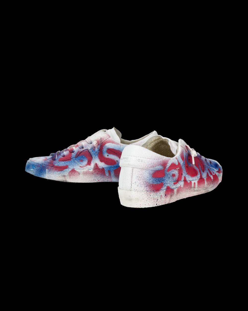 Philippe Model Sneaker bassa PRSX donna - bianco, rosso e blu I Più Venduti