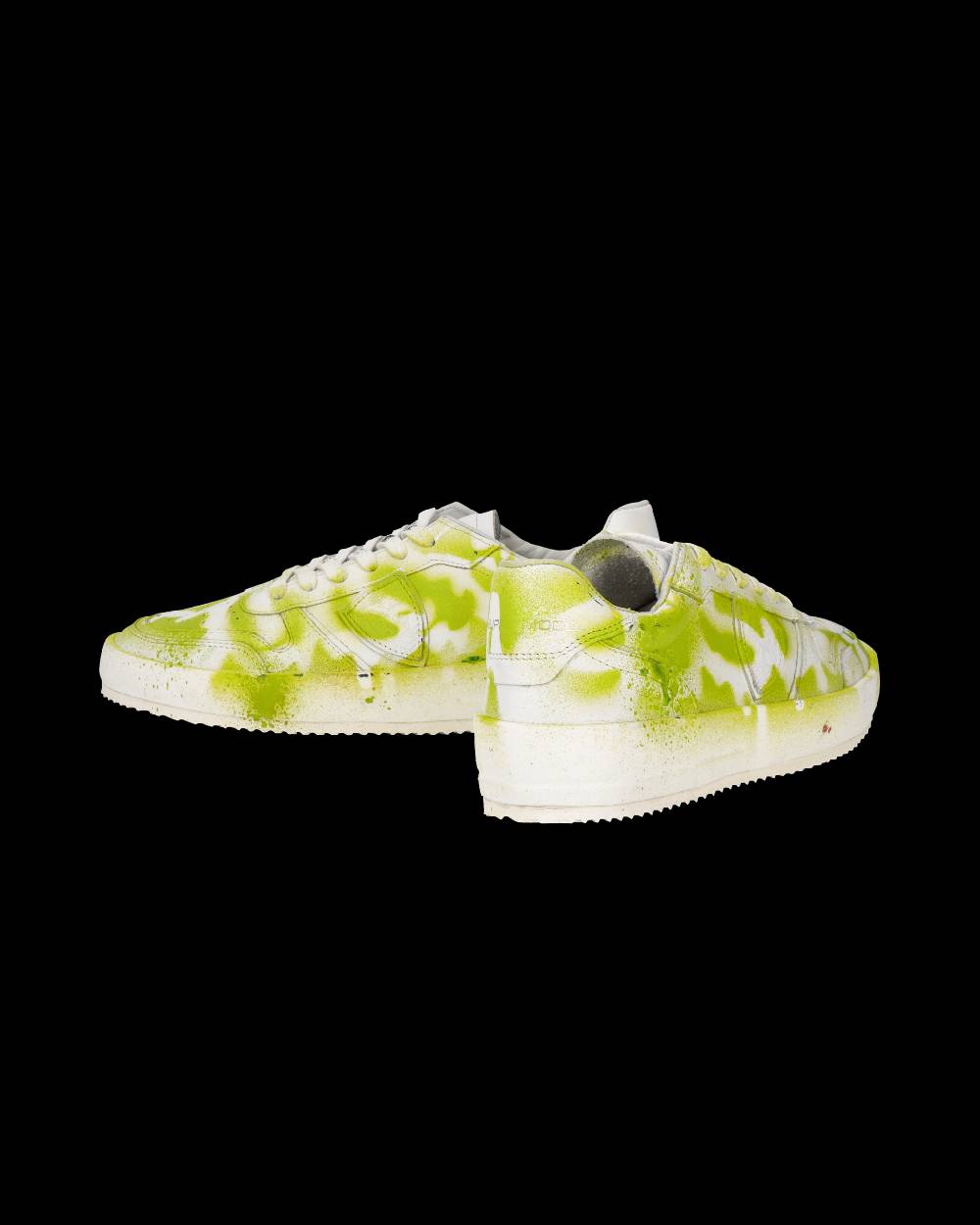 Philippe Model Sneaker bassa Nice donna - bianco e verde In Saldo