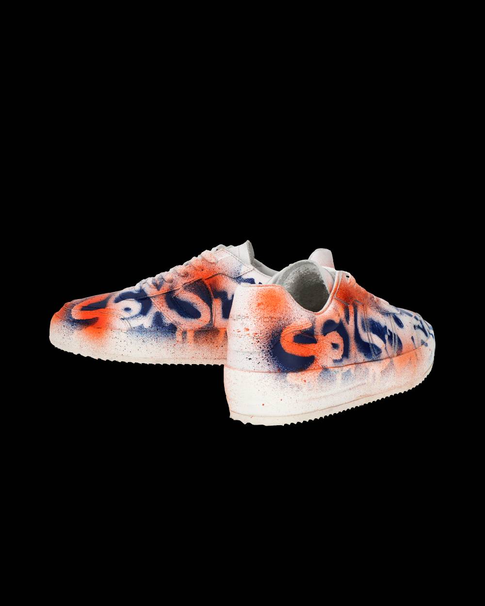 Philippe Model Sneaker bassa Nice donna - bianco, blu e rosso Nuova
