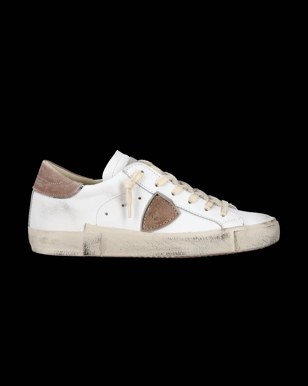 Philippe Model Sneaker casual Prsx da donna in pelle - Bianco e giallo Offerta speciale