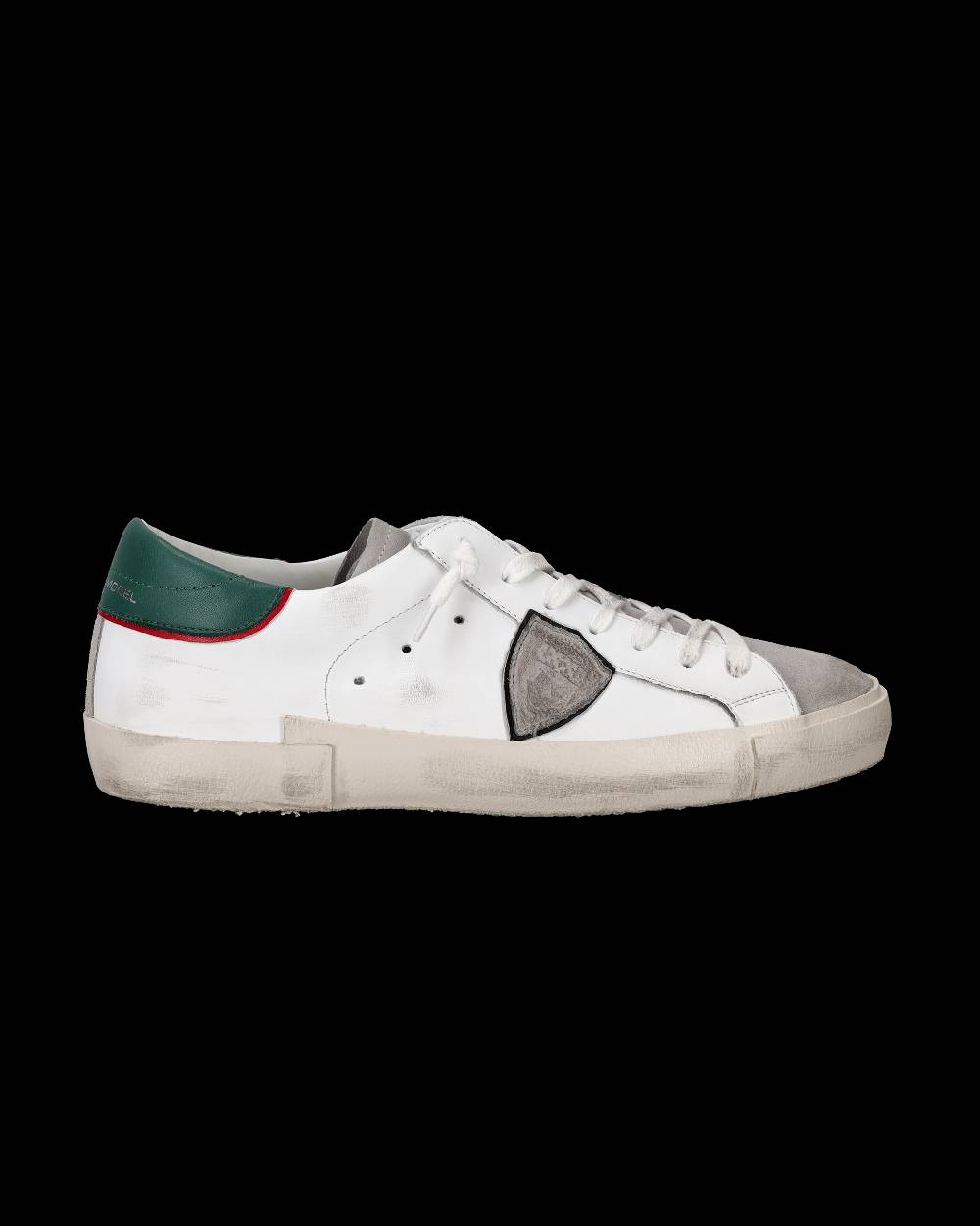 Philippe Model Sneaker basse Paris uomo - bianco e verde militare Vendite stagionali