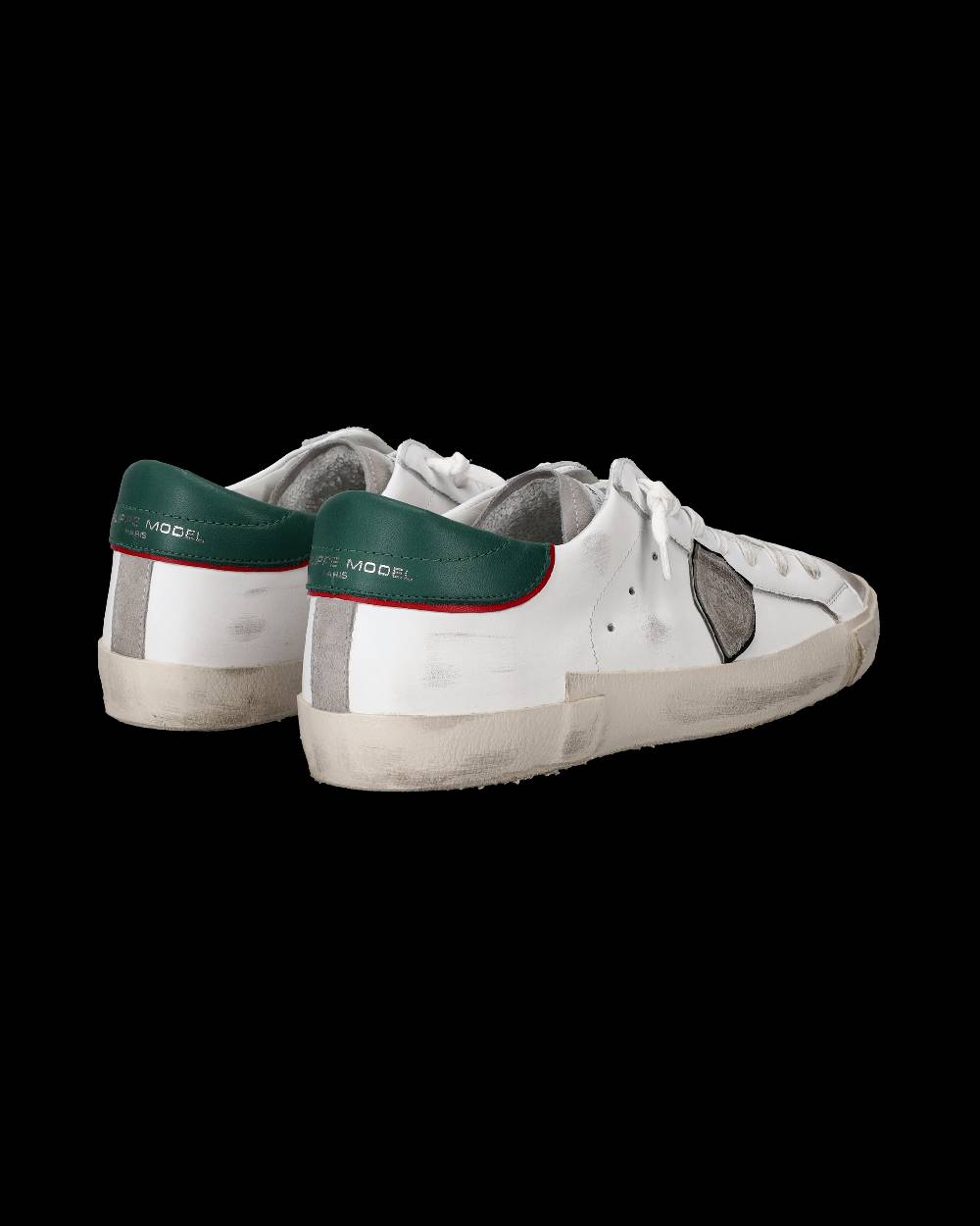Philippe Model Sneaker basse Paris uomo - bianco e verde militare Vendite stagionali