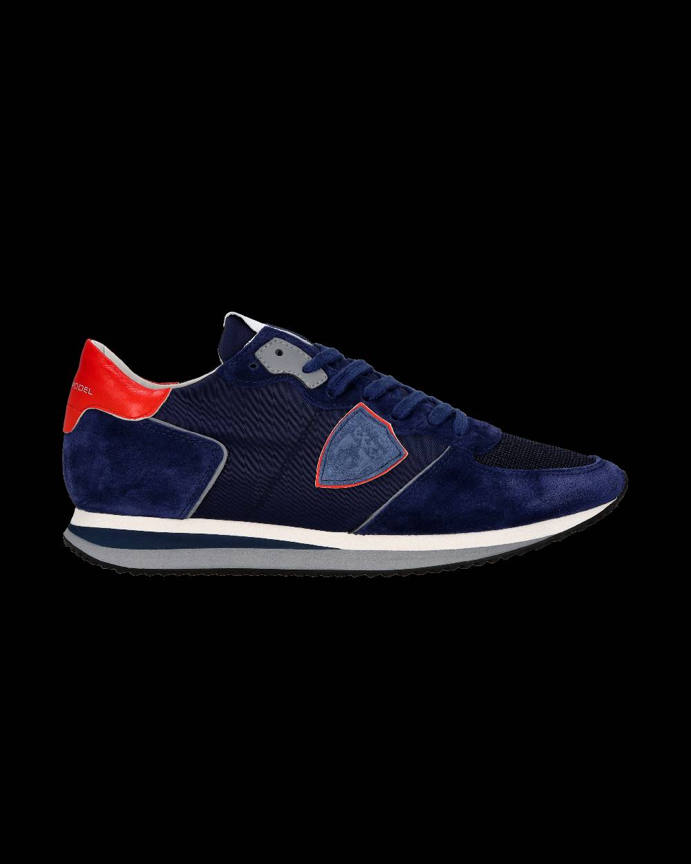 Philippe Model Sneaker casual Trpx da uomo in nylon e pelle - Blu e rosso Cyber Monday