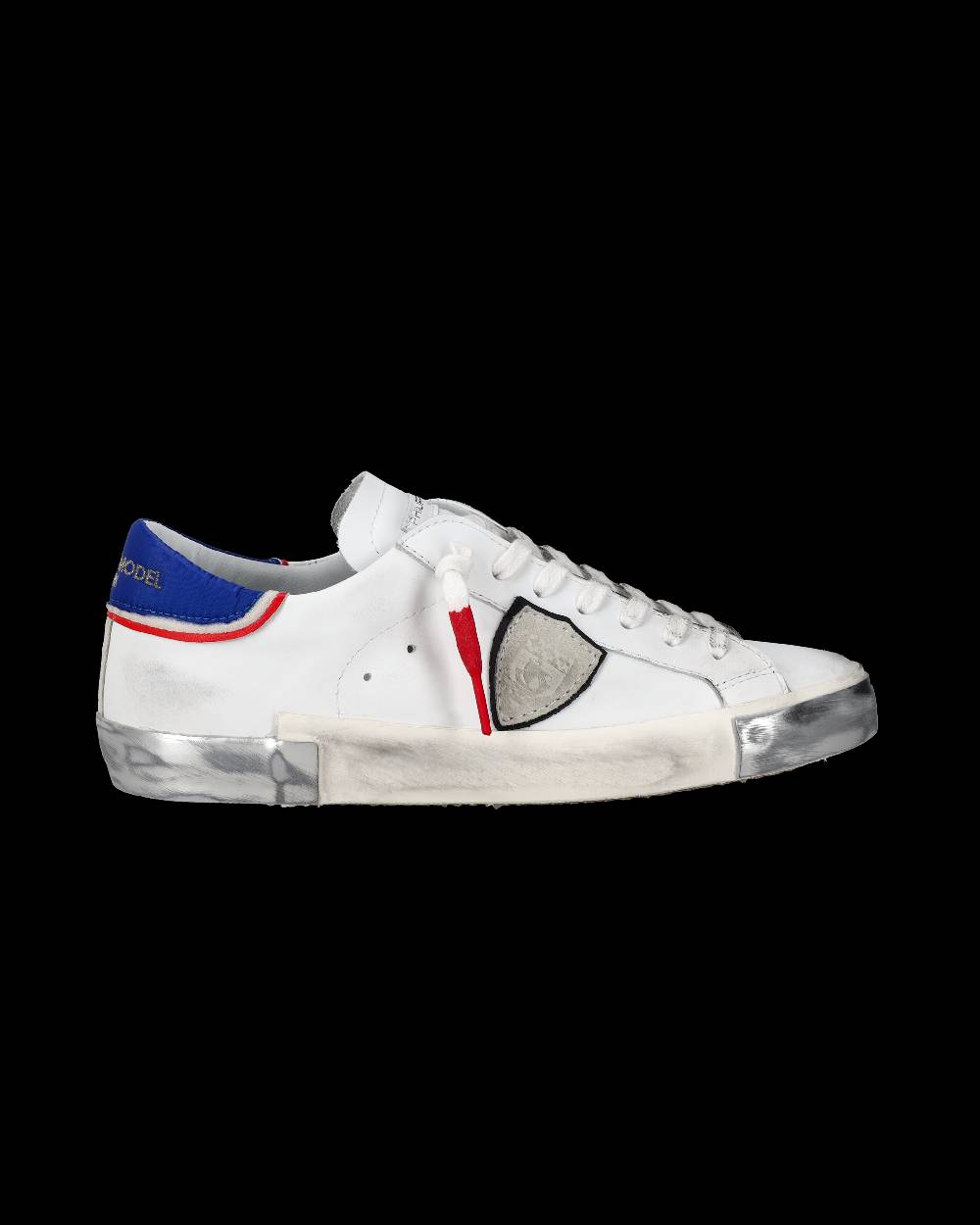 Philippe Model Sneaker basse Prsx uomo - bianco, blu e rosso Offerta Pasqua