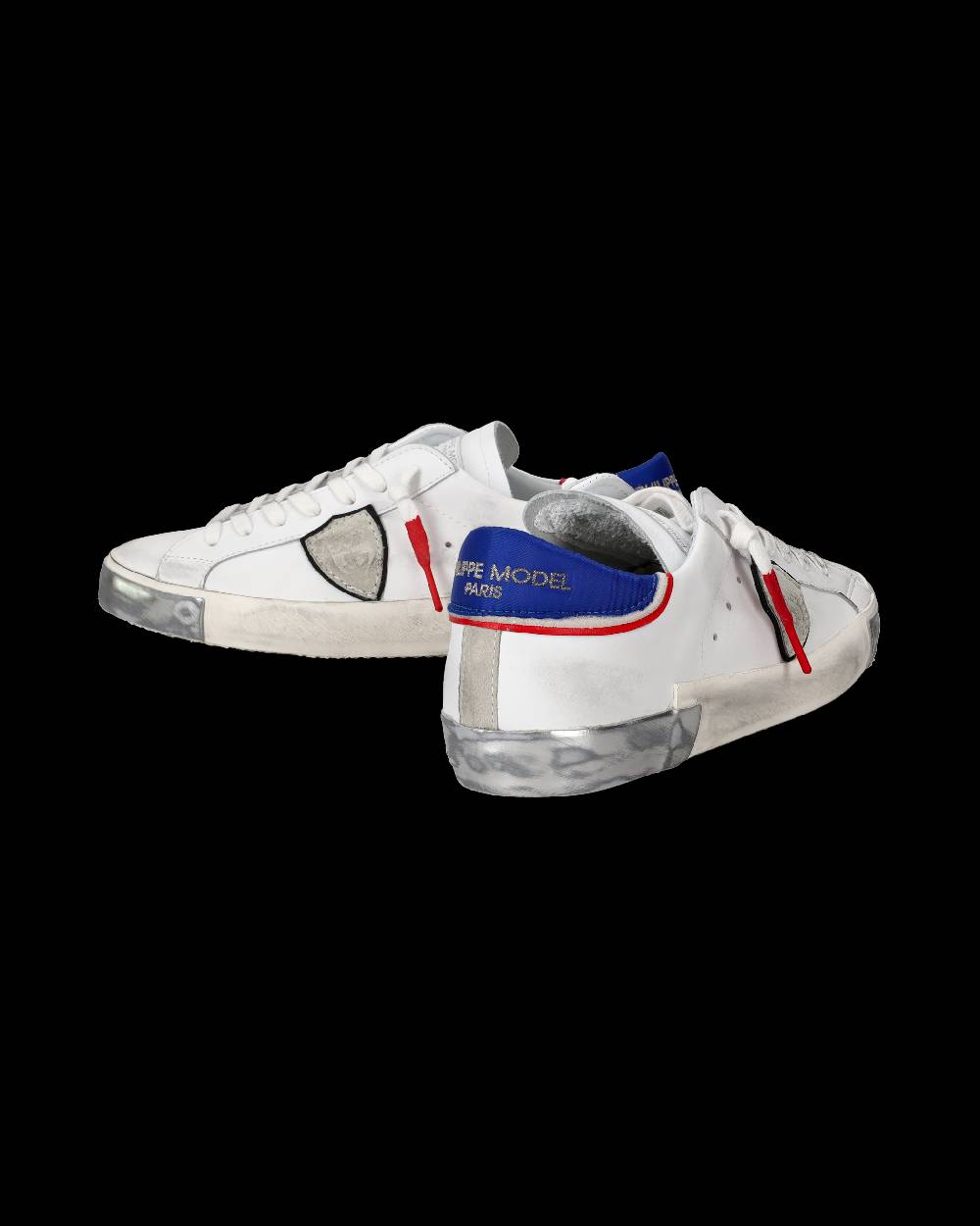 Philippe Model Sneaker basse Prsx uomo - bianco, blu e rosso Offerta Pasqua