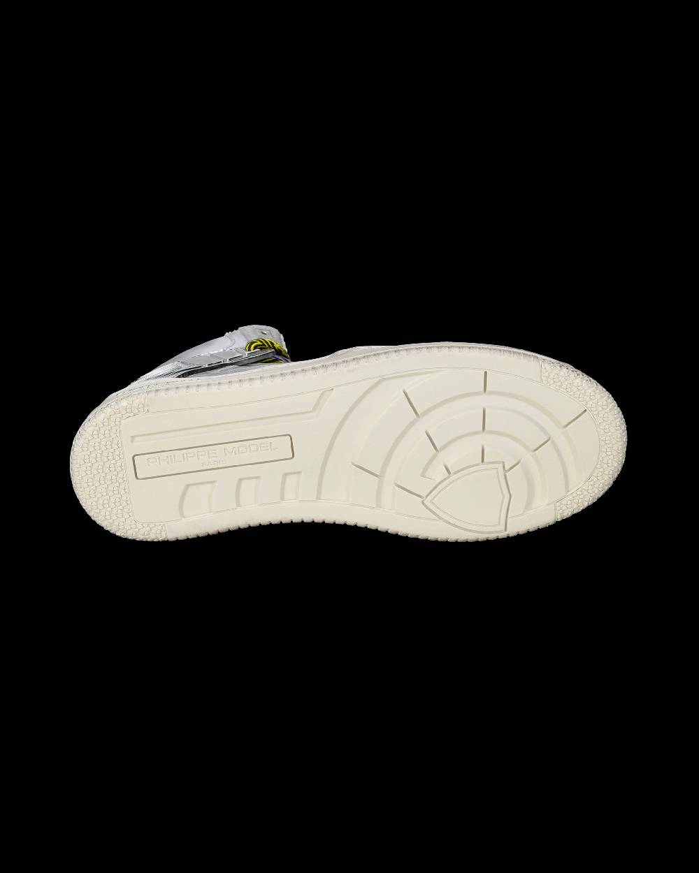 Philippe Model Sneakers Alte La Grande da Uomo Argento in Pelle Metal Latest fashion