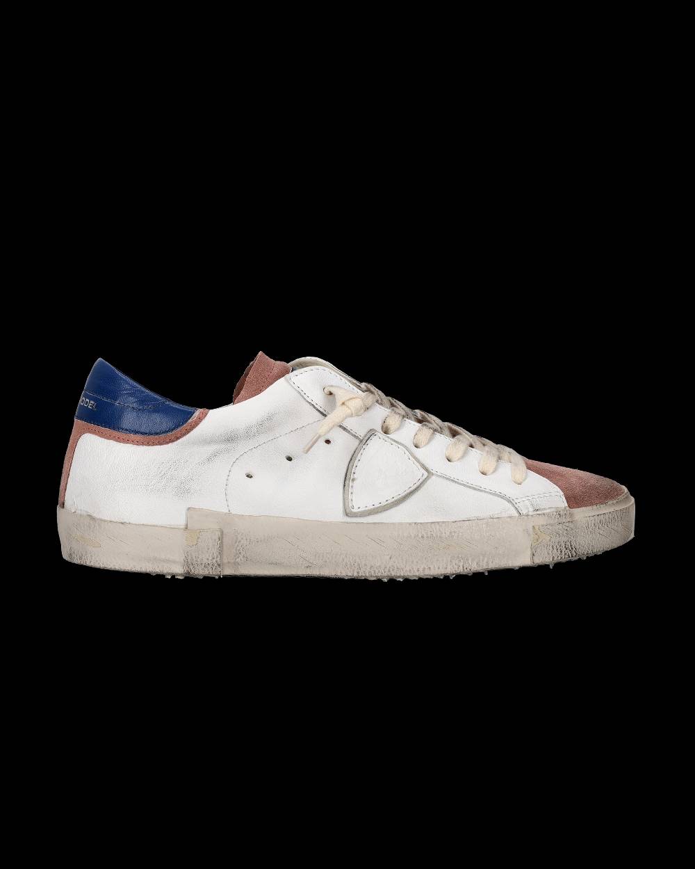 Philippe Model Sneaker basse Paris uomo - bianco e rosa Offerta temporanea
