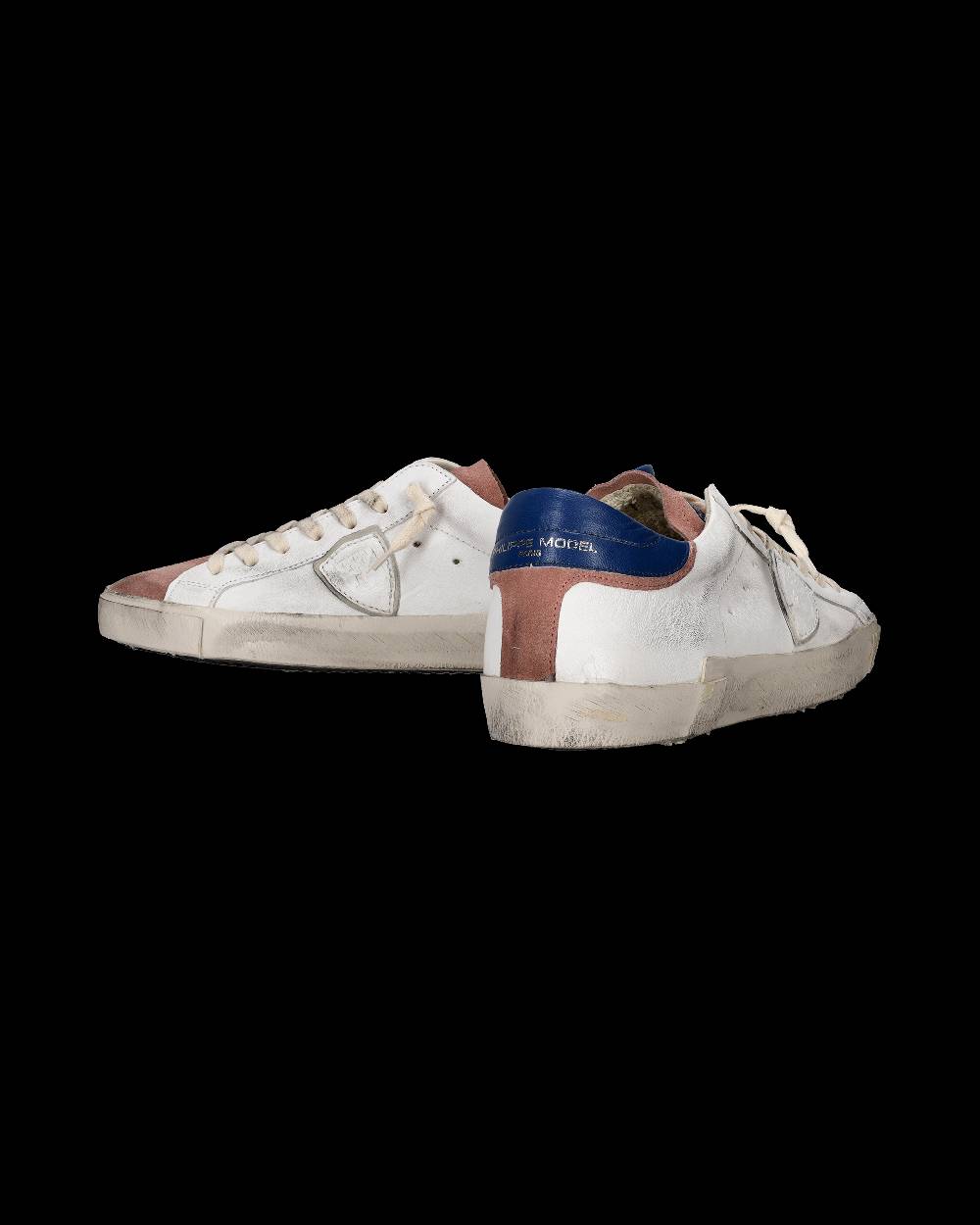 Philippe Model Sneaker basse Paris uomo - bianco e rosa Offerta temporanea