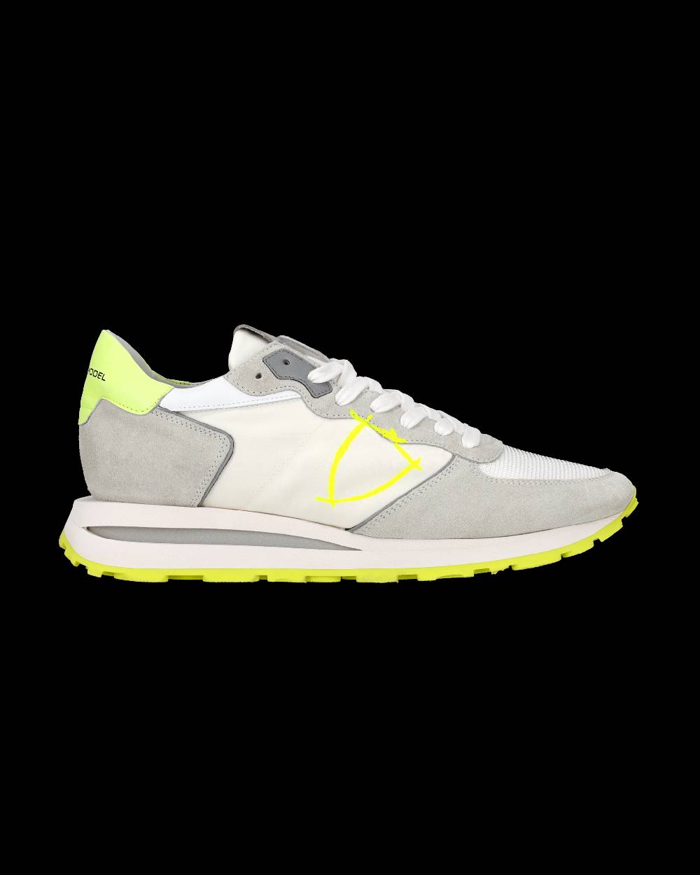 Philippe Model Sneaker basse Tropez Haute uomo - bianco e giallo Liquidazione