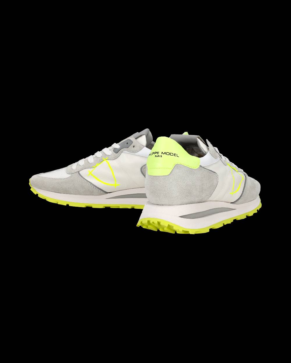 Philippe Model Sneaker basse Tropez Haute uomo - bianco e giallo Liquidazione