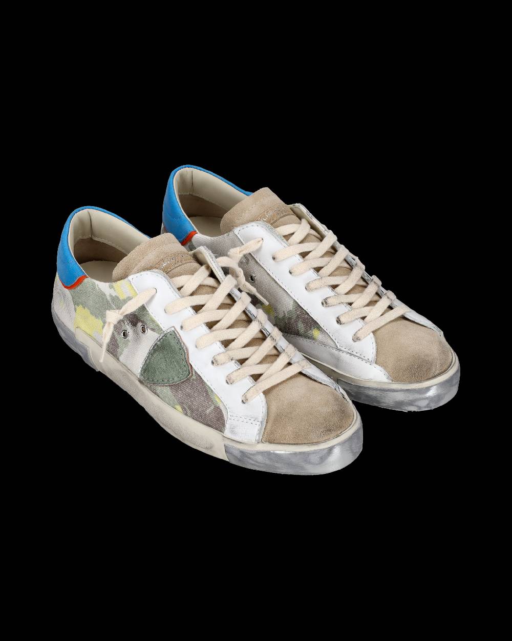 Philippe Model Sneaker basse Prsx uomo - verde e bluette