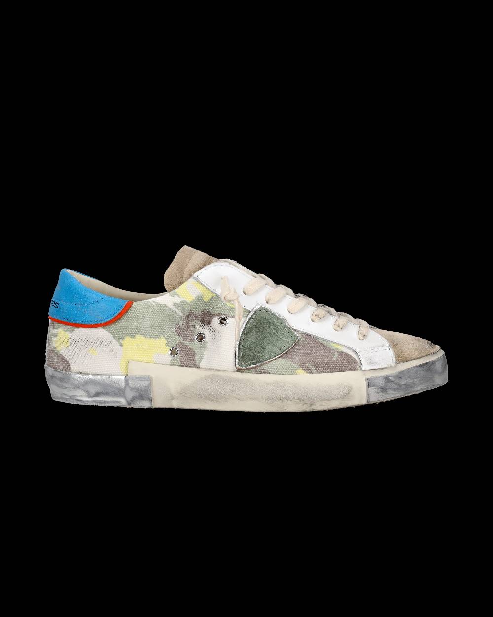 Philippe Model Sneaker basse Prsx uomo - verde e bluette Prezzo basso