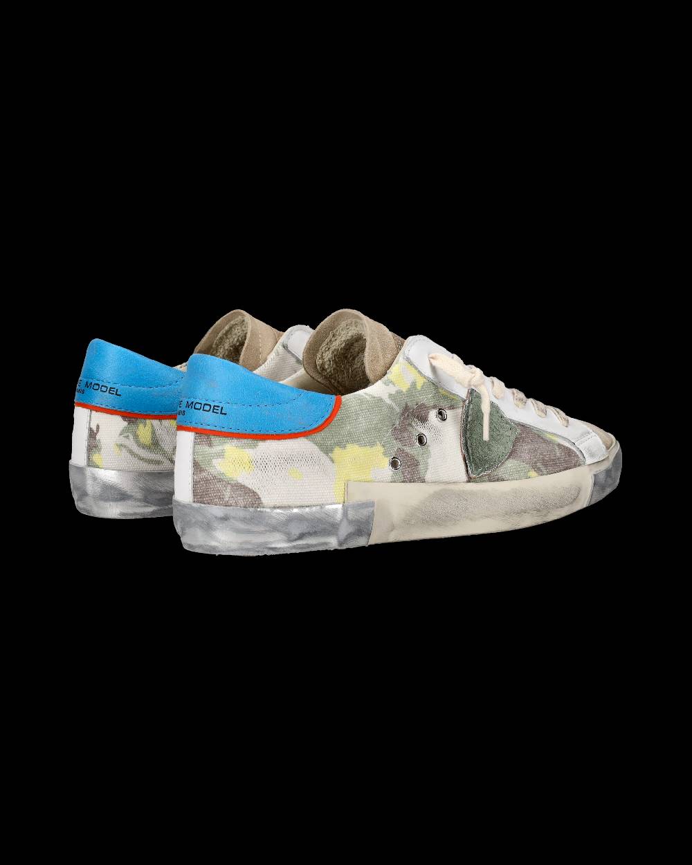 Philippe Model Sneaker basse Prsx uomo - verde e bluette Prezzo basso
