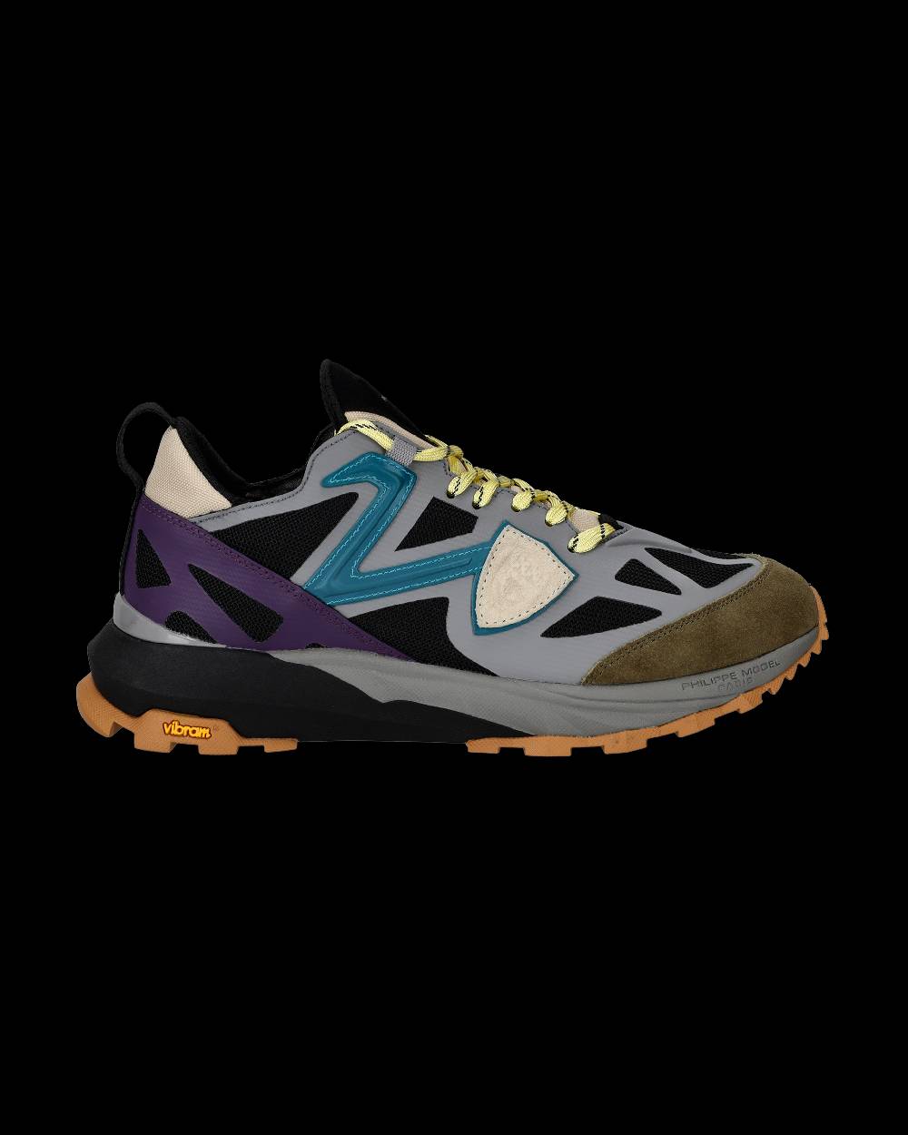 Philippe Model Sneaker basse Rocx uomo - grigio e petrolio ACQUISTA ORA