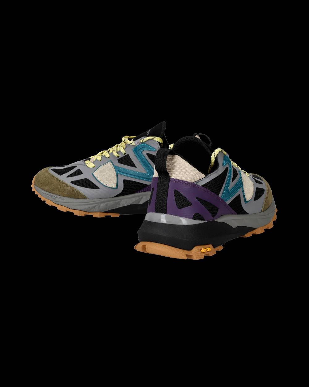 Philippe Model Sneaker basse Rocx uomo - grigio e petrolio ACQUISTA ORA