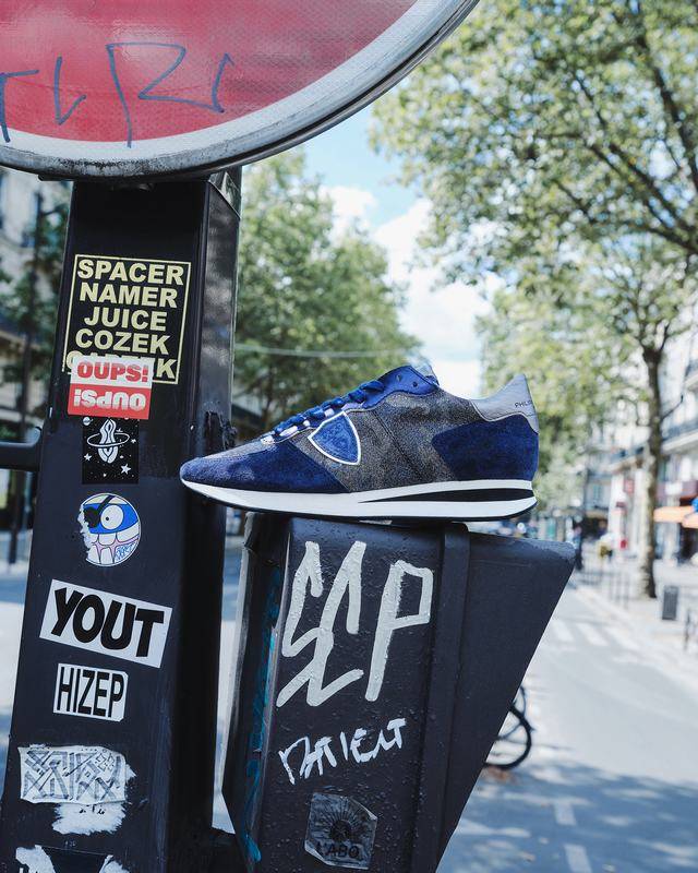 Philippe Model Sneaker basse Trpx donna - camouflage e blue Only for today