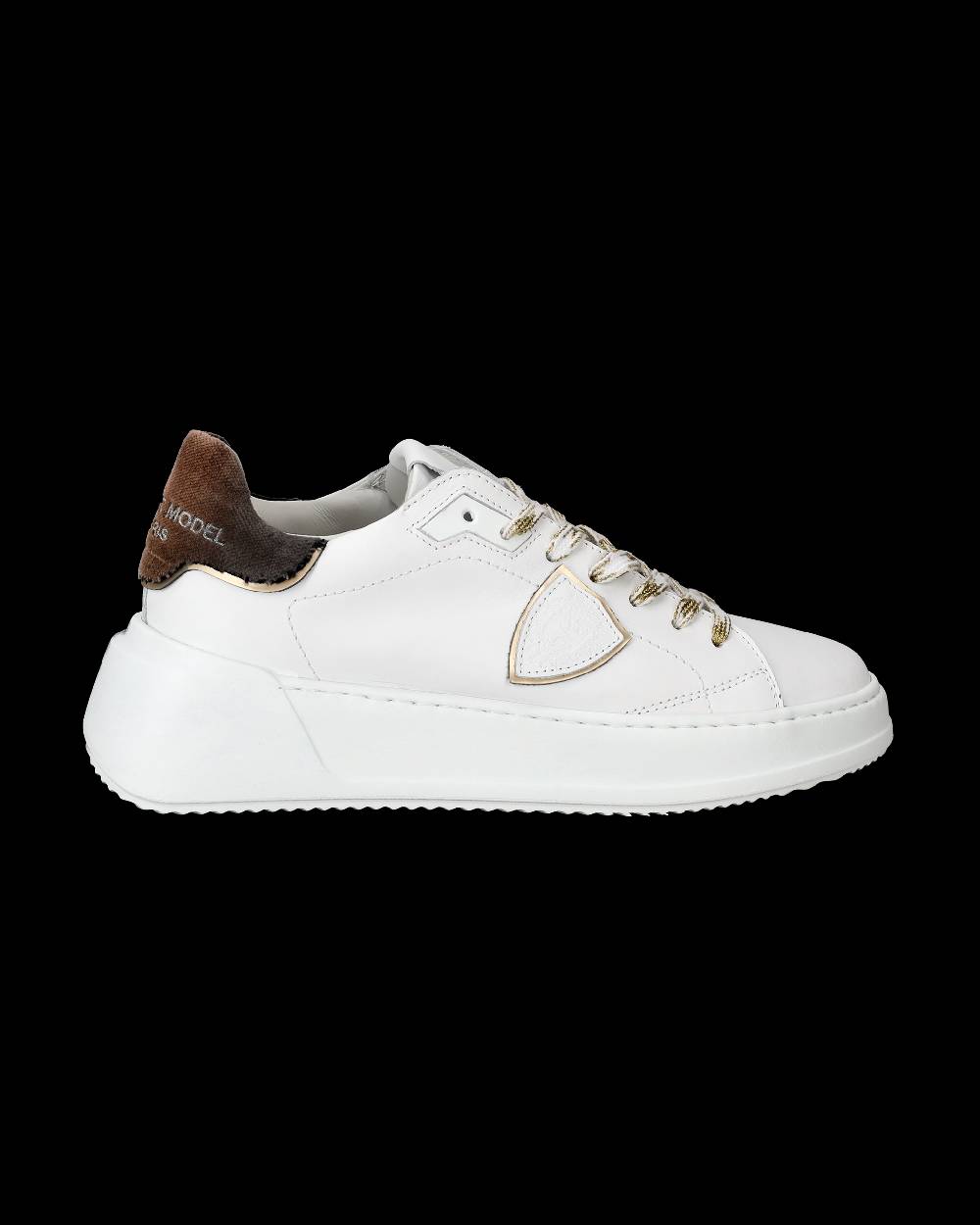 Philippe Model Sneaker basse Tres Temple donna - bianco e nero Sostegno trimestrale