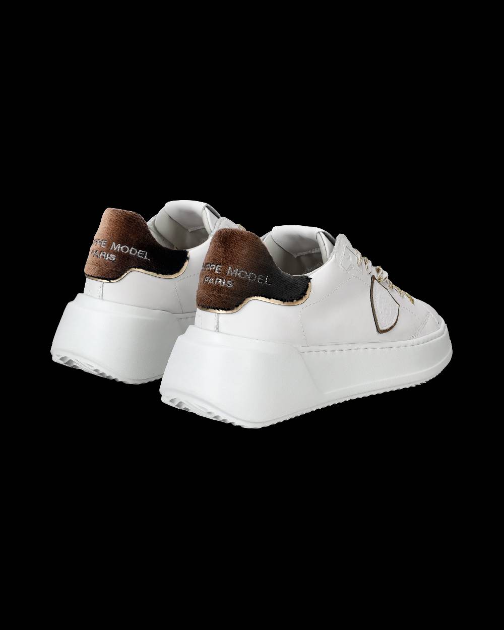 Philippe Model Sneaker basse Tres Temple donna - bianco e nero Sostegno trimestrale